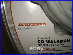NEW Sony D-SJ301 S2 Sports Portable CD R/RW Player Walkman Water Resistant G Pro