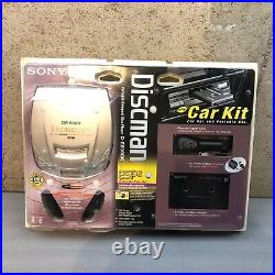 NEW Sony Discman D-E206CK ESP2 Portable Compact Disc Player with Car Kit SEALED