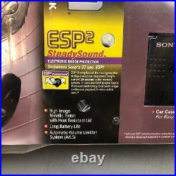 NEW Sony Discman D-E206CK ESP2 Portable Compact Disc Player with Car Kit SEALED