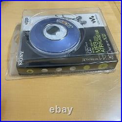 NEW Sony Walkman CD Player Portable MP3 Atrac3plus Blue D-NE319 NIB RARE