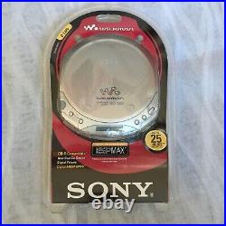 NEW Sony Walkman ESP MAX Portable CD Player Silver (D-E220/SC) SEALED NOS