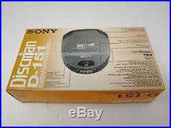 NEW Vintage Sony D-151 Discman Portable Compact Disc Player Never Used Open Box