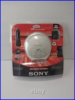 NEW Vintage Sony Walkman Portable CD Player with Car Kit D-EJ368CK SEALED RARE