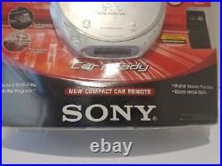 NEW Vintage Sony Walkman Portable CD Player with Car Kit D-EJ368CK SEALED RARE