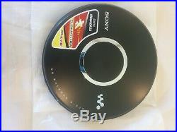 NIB Sony CD Walkman D-EJ011 Headphones Mega Bass Player Portable Vintage Discman