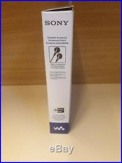 NIB Sony CD Walkman D-EJ011 Silver Headphones Mega Bass Player Portable Vintage