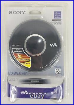 NIB Ultra Rare Sony CD Portable Walkman D-EJ011 Black Sealed VTG Collectable