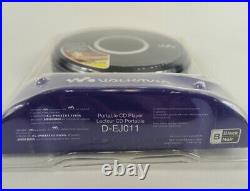 NIB Ultra Rare Sony CD Portable Walkman D-EJ011 Black Sealed VTG Collectable