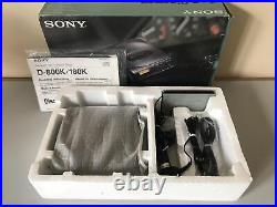 NIB Vintage Sony D800K Car Discman Portable CD Player (D-800K)