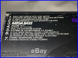 NIB Vintage Sony Discman D-202 Compact Disc CD Player 1991 NEW IN BOX