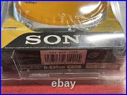 NOS 2003 Sealed! SONY D-EJ360 CD Walkman(R) Portable CD Player -Rare Yellow Misp