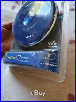 NOS Sony CD Walkman D-NE005 MP3 Discman Portable CD Player SEALED WithHeadphones