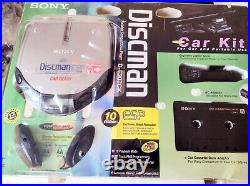 NOS Sony Discman ESP Shock Protection D-E307CK Car Ready MEGA BASS CD Player