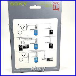 NOS Sony SEQ-50 Walkman Stereo Graphic Equalizer New in Box Box has tear