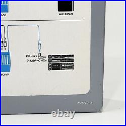 NOS Sony SEQ-50 Walkman Stereo Graphic Equalizer New in Box Box has tear