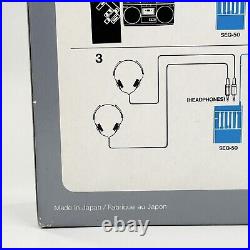 NOS Sony SEQ-50 Walkman Stereo Graphic Equalizer New in Box Box has tear