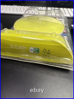 New 2005 Sony Electronics CD Walkman Portable Player D-ej001 Green Sealed