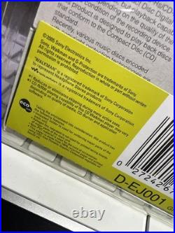 New 2005 Sony Electronics CD Walkman Portable Player D-ej001 Green Sealed