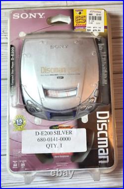 New D-E200 Sony Discman CD Player ESP2
