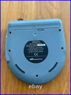 New In Box Sony Walkman D-ej835 Walkman Portable CD Player Blue