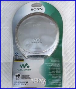 New Retro Sony DEJ360 Silver CD Walkman Portable CD Player (D-EJ360/SCC)