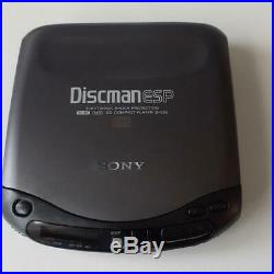 New SONY DISCMAN D-235 ESP Portable CD Compact Player MegaBass Japan