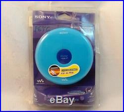 New Sealed Retro Sony CD Walkman Portable Personal CD Player Blue D-EJ010/