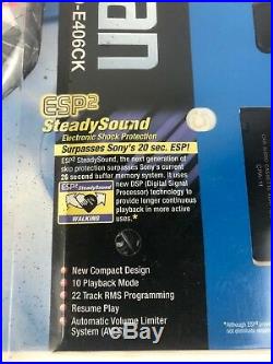 New Sealed Sony D-E406CK CD Walkman Discman Portable CD Player with Car Kit