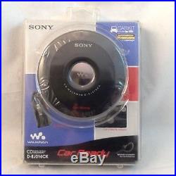 New Sealed Sony Discman Portable CD Walkman Player with Car Kit (D-EJ016CK/C)