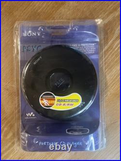 New Sealed Sony PSYC CD Walkman Portable CD Player Black- (D-EJ010)