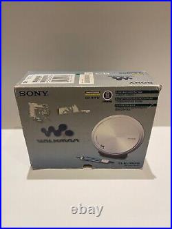 New Sony CD Walkman Portable Compact Disc Player Silver D-EJ955/S UK Seller