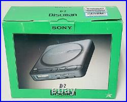 New Sony D-2 Discman With Box