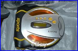 New Sony D-SJ01 Portable CD Player Walkman Discman Sports Yellow