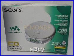 New Sony DEJ360 Silver CD Walkman Portable Compact Disc Player (D-EJ360/S)
