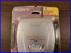 New Sony Discman CD Player ESP2 Digital Mega Bass D-E200 With Headphones SEALED