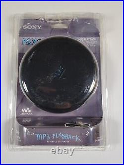 New Sony PSYC D-NE050 Walkman Portable CD MP3 Player Black