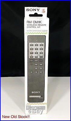 New Sony RM-DM1K Discman Wireless Remote Control kit with Sensor For CD Player