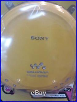 New Sony Walkman CD ESP Max D E220 CD- R Player Mega bass Skip Protection