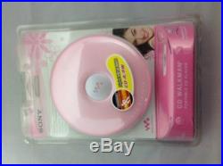 New Sony Walkman D-EJ010 Portable CD Player CD-R/RW Pink