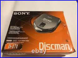 New Vintage Sony D-171 Discman Compact Disc Player CD