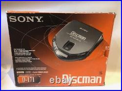 New Vintage Sony D-171 Discman Compact Disc Player CD