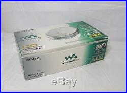 New in Box Retro Sony CD Walkman Portable CD Player Silver (D-EJ361/SC)