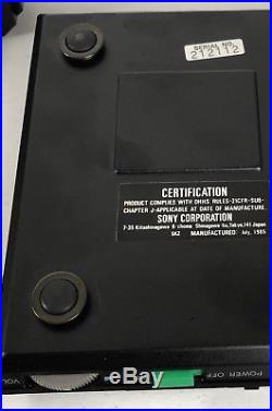 Not Working Sony D-5A CD Player AC-D50 AC Adapter Battery Case EBP-9LC Bundle