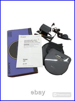 Portable CD Model No. D 777 SONY