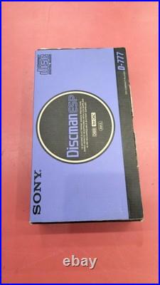 Portable CD Model No. D 777 SONY