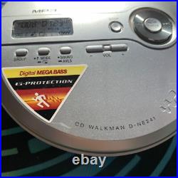 Portable CD player Sony Walkman MP3 CD-R/RW D-NE241