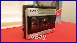 Probably Never Used SONY WM-F15 Walkman/AM/FM Cassette Player in Box-Serviced