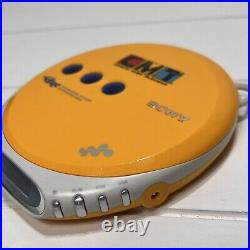 RARE CMT Version SONY Walkman Disco Yellow PSYC D-EJ360 Portable CD ...