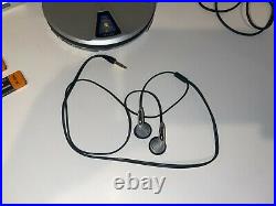RARE SONY D-EJ01 CD Discman Walkman With Accessories Tested & Working