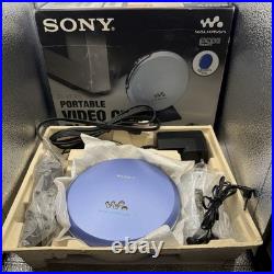 RARE SONY D-VE45 Vintage Portable Video CD Player & Discman Open Box, Good As NEW